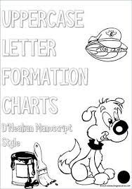 Kindergarten Handwriting Uppercase Letter Formation