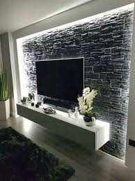 32 Elegante Und Atemberaubende Ideen Fur Modernes Kuchendesign Modernkitchenideas Modernk Decoration Salon Appartement Deco Mur Salon Decor Salon Maison
