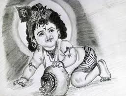 Lord Krishna Pencil Sketches A Mythology Blog Krishna Drawing Lord Krishna Sketch Drawings