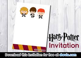 Template Harry Potter Happy Birthday Card Printable Cool Free Printable Harry Potter Invitation Template Harry Potter Birthday Invitations Harry Potter Invitations Party Invite Template
