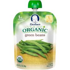 When baby can have green beans & how to prepare them. Gerber Organic 1st Foods Gerber Organic 1st Foods Green Beans Baby Food 3 17 Oz Pouch Epallet