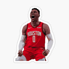 The fit with harden is impractical given where the roster currently stands, and the history of how westbrook's fared in his chances to concede space to a more talented counterpart is checkered. Russell Westbrook Rockets Stickers Redbubble