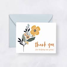 I actually used chalkboard paint for this project rather than black paint. Impress Thank You For Helping Me Grow Greeting Card