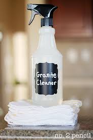 Thus, it is a common building material for home granite is simple to clean, but it can get dull over time. Homemade Granite Cleaner No 2 Pencil