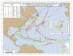 Noaa Hurricane Tracking Map Nhc Data Archive