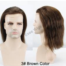 ⭐⭐⭐⭐⭐if you've ever wondered what i'd look like with short hair, you need not wonder anymore lol. 12 Long Hair Men S Toupee 100 Virgin Human Hair Hairpiece Mono Lace With Pu Replacement For Men Wig Straight 10 X8 Base Size Toupees Aliexpress