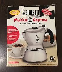 Bialetti mukka express (moka pots & percolator coffee machine): Bialetti Mukka Express 2cup Gran Gala Cappuccino Maker Amazon De Kuche Haushalt