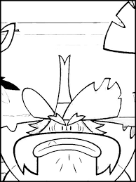 Power voice, team task, spy talk, ninja mode, coloring page. Coloring Pages Marcus Level 25