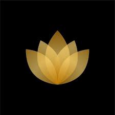 Abstract Gold And Transparent Lotus Logo Design Vector And Png Arte Da Flor De Lotus Flor De Lotus Desenho Logotipo Salao De Beleza