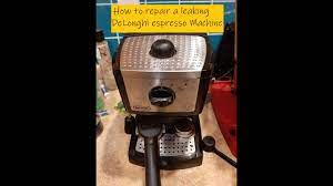 A quick video showing how to repair an excessively dripping delonghi espresso machine.the repair is done on an ecc221 machine but can be used to repair many delonghi machines with the same workings inside. How To Repair A Leaking Delonghi Ec 155 Espresso Machine Youtube