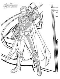 Thor Coloring Pages Marvel Marvel Coloring Superhero Coloring Avengers Coloring