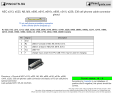 NEC n400i @ pinouts.ru
