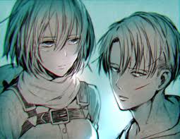 rivamika levi ackerman x mikasa ackerman cool badass hot cute beautiful イラスト リヴァイ ミカサ リヴァイ