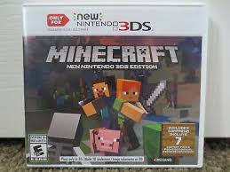 Minecraft New Nintendo 3ds Edition Nintendo 3ds Complete Game Case Manual Minecraft Game Nowplaying Nintendo 3ds 3ds For Sale 3ds Case