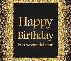 Wonderful Friend Birthday Wishes For A Friend Male Golden Sparkle Happy Birthday Card Birthday Greeting Cards By Davia Happy Birthday For Him Birthday Wishes For Him Birthday Wishes For Men