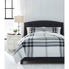 Comforters go on and get ready to revive, rejuvenate and restore your room with a new comforter. Signature Design By Ashley Bedding Sets Queen Stayner Black Gray Comforter Set Royal Furniture Bedding Sets