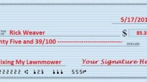 Here we will show you how to write and spell $1,500 using correct grammar on a check. How To Write A Check An Example With Six Easy Steps Pictures