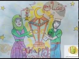 رسومات سهلة وجميلة بالقلم الرصاص-رسومات رمضان سهلة هلال رمضان - موقع الخليج