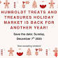 Humboldt treats and treasures holiday market — event image