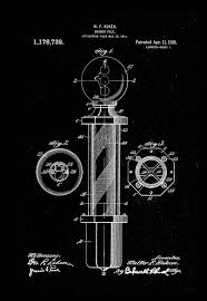 Black And White Barber Pole Meaning Barber Pole Illustrations Patent Print Poster Zazzle Com In 2020 Barber Pole Poster Prints Patent Prints