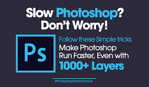 Too Many Layers In Photoshop Don T Worry Here Is The Ways To Make Photoshop Run Faster Wven With 1000 La How To Run Faster Photoshop Photoshop Design Ideas