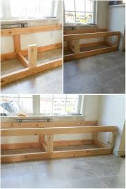 Built in depot workbench how to build a entryway bench with storage with grey cushion top. Diy Built In Storage Bench Tutorial One Room Challenge Week 3 Place Of My Taste