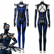 Game Mortal Kombat 11 Kitana Cosplay Costume Female Outfit Full Set | eBay