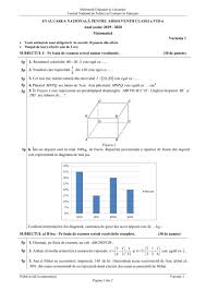 Ordinul 5455/31.08.2020 pentru aprobarea evaluării naţionale 2021. En 2020 Subiecte Si Barem Edu Matematica Evaluarea Nationala 2020 Clasa A 8 A Din 17 06 2020 Jitaruionelblog Pregatire Bac Si Evaluarea Nationala 2021 La Matematica Si Alte Materii Materiale Lectii Formule Exercitii