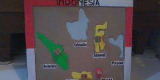 Peta papua untuk mewarnai anak paud. Guru Berbagi Membuat Bentuk Peta Negara Indonesia Unik Dan Lucu Dari Ertas Atau Kardus Bekas