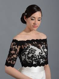 10 Overlays For Your Wedding Dress Mywedding Black Lace Jacket Lace Bolero Lace Bolero Jacket