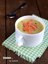 Veloute De Poireaux Au Saumon Cuisiner Tout Simplement Le Blog De Cuisine De Nathalie Veloute De Poireaux Cuisine Alimentation