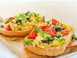 Masala Bread Toast Breakfast Recipe Healthy Morning Snacks Recipes Breakfast Recipes