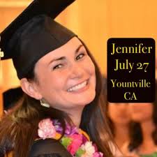 Today, July 27, is the birthday of Jennifer Gonzales Shushereba. She should  be 39 but died at 32 in March 2018. She and husband were pregnant with  their first child and due to deliver their daughter, ...