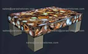 The rich hues of blue contrasts with whites and grays and bring them to life. Agate Centre Table Coffee Table Blue Agate Island Table Manufacturer