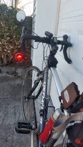 Using A 1200 Lumen Bicycle Taillight In Daylight For Safety Road Bike Rider Cycling Site