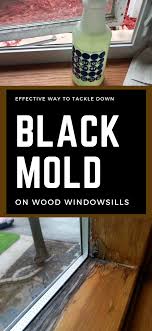 Effective Way To Tackle Down Black Mold On Wood Windowsills Cleaning Mold Cleaning Wood Mold On Window Sills