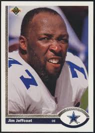 1991 Upper Deck Jim Jeffcoat Dallas Cowboys #562