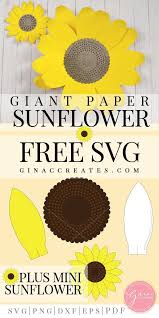 Free Free 135 Paper Sunflower Svg Free SVG PNG EPS DXF File