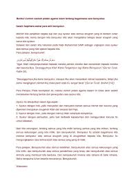 Ada banyak contoh teks pidato yang bisa dijadikan bahan latihan. Pidato Tentang Agama Content