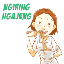  Ayu From Bali By Karbonite Studios Lucu Gambar Stiker