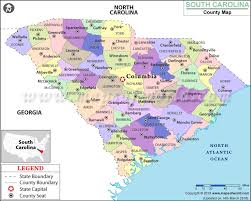 Look At The Detailed Map Of Southcarolina County Showing The Major Towns Highways And Much More Usa Countymap County Map Map South Carolina