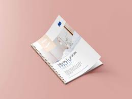 Download Free A4 Spiral Wire Bound Book Mockup Psd Set 6 Renders Good Mockups