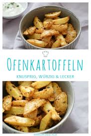 Knusprige Ofenkartoffeln Caros Kuche Rezept Ofenkartoffel Kartoffelspalten Hahnchenfilet Rezepte