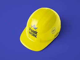Construction Safety Helmet Cap Mockup Construction Safety Safety Helmet Mockup