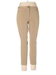 Details About Talbots Women Brown Dress Pants 12 Petite
