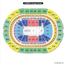 ppg paints arena pittsburgh pa seating chart view