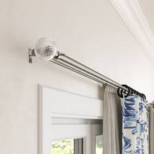 It has an excellent and visually. Farmhouse Rod Curtain Hardware Accessories You Ll Love In 2021 Wayfair