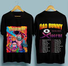District unisex (short sleeve shirt) + district womens shirt 16. New Bad Bunny X100pre Tour Aug Dec 2019 With Dates Tour T Shirt Size S Tour T Shirts T Shirts For Women T Shirts S