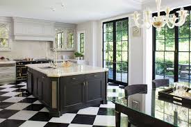 black kitchen islands