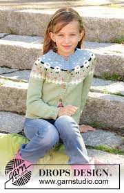 Only the first stitch is knit normally, until you have enough of the end woven in as you prefer. Lamb Dance Drops Children 34 1 Free Knitting Patterns By Drops Design